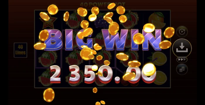 40 Power Hot Coin Boost storvinst